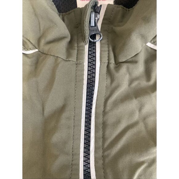 Mens New Balance Marines Green Jacket Full Zip Medium Nylon Reflective USA Made - Picture 5 of 13